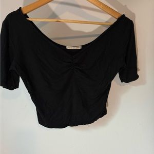 Black crop top Active USA Medium